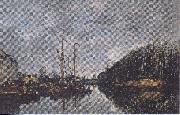 Eugene Boudin, Kanal an der Allee Verte in Brussel